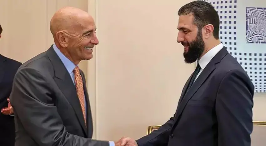 Ahmed Sara û Tom Barrack li Samê hevdîtin kirin