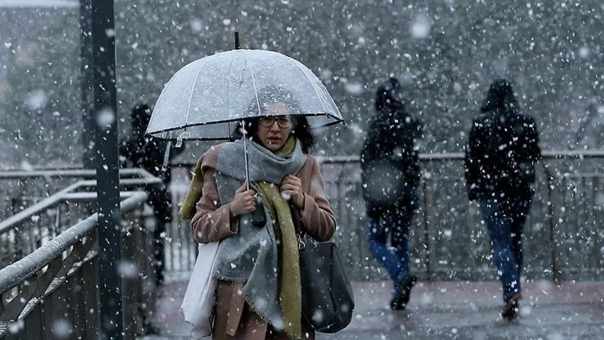 Meteorolojî hisyariya barîna baranê û barîna berfê dide