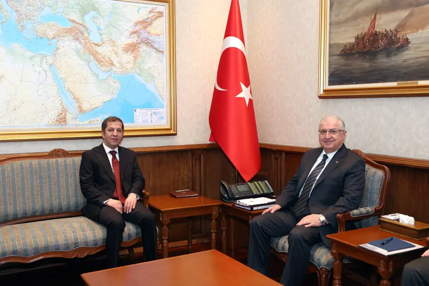 Mansur Barzani ve Yasar Güler, Ankara’da görüstü