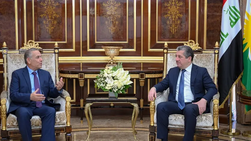 Mesrur ​​Barzani ve Yunanistan Büyükelçisi görüştü