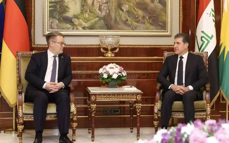 Neçirvan Barzani, Almanya’nin Suriye temsilcisi ile görüstü 