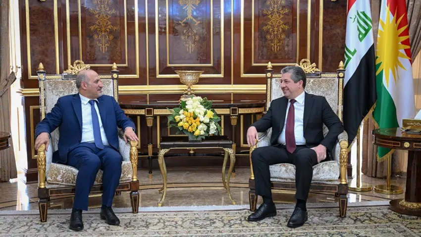 Mesrur Barzani ve Ahmed El-Cerba bir araya geldi